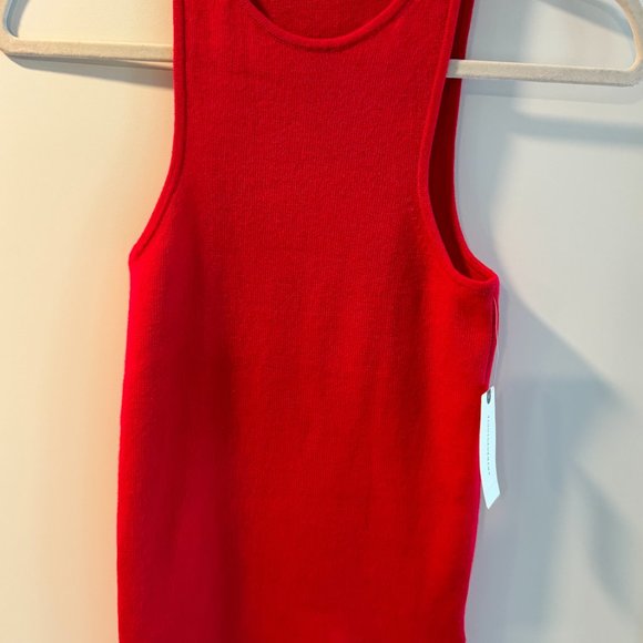 By Anthropologie Red Tank Top Size XS NWT - Picture 2 of 4